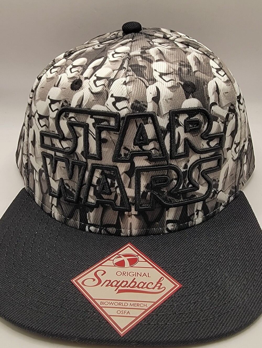 Star Wars Black & Gray Snapback Hat - Bioworld